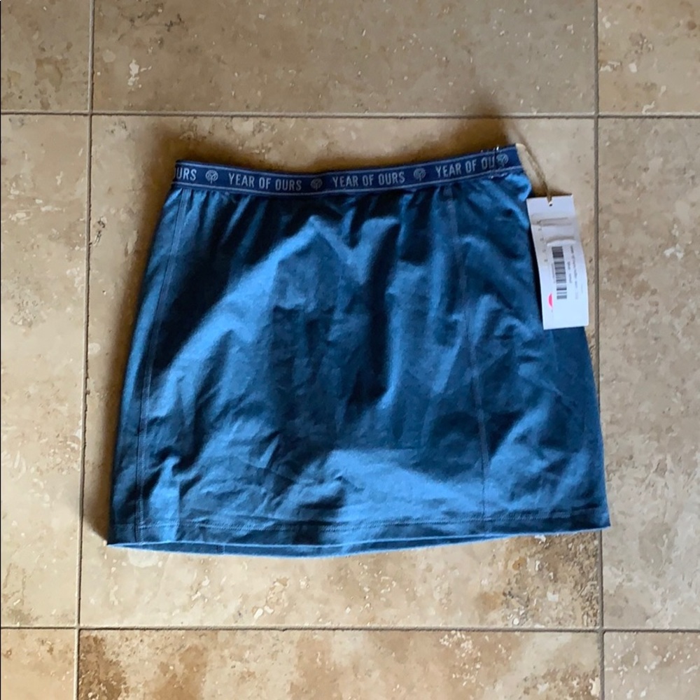 COPY - year of ours roller skort, blue NEW with t…
